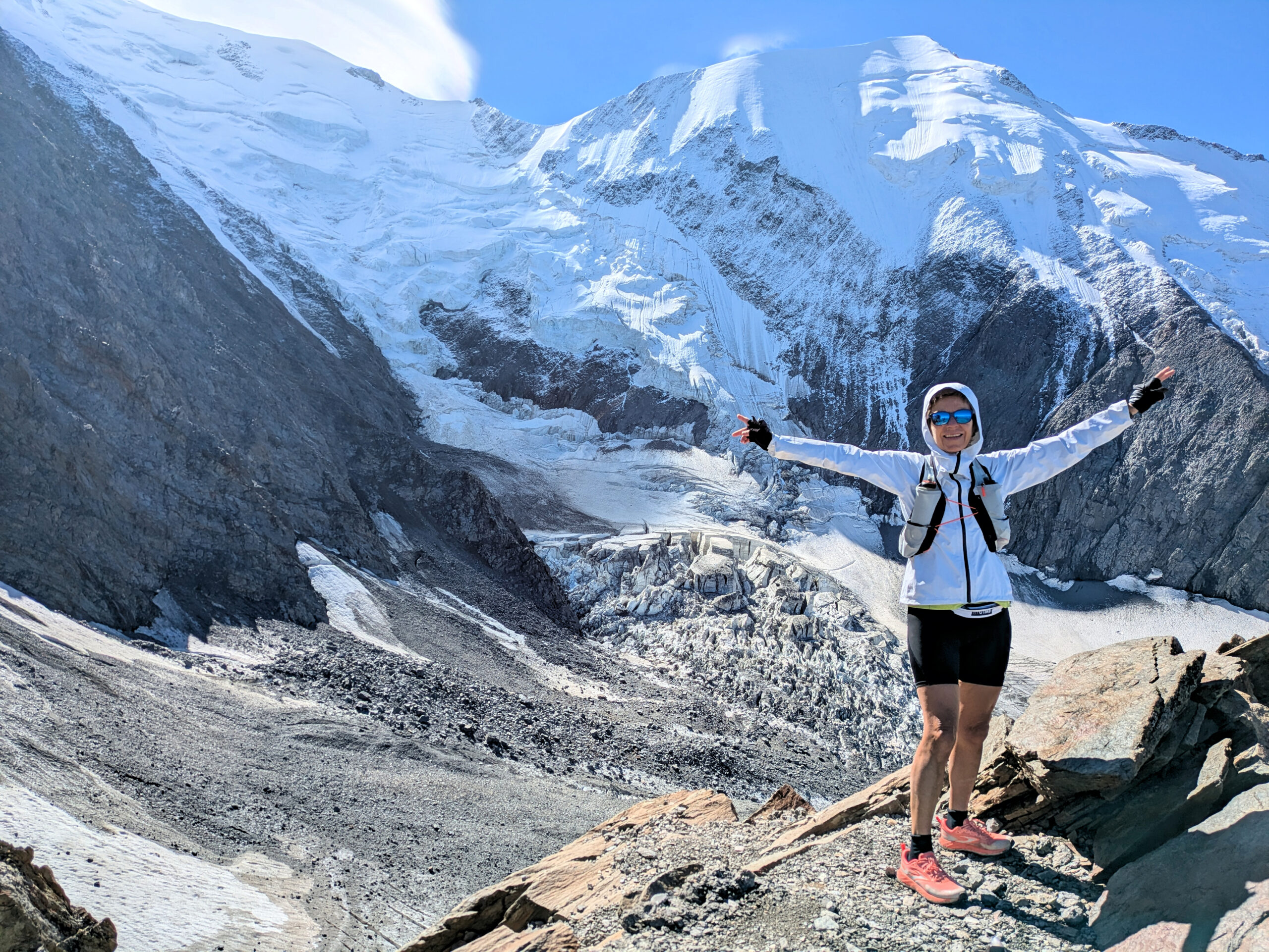Mont Blanc des del Refuge de Tete-Rousse