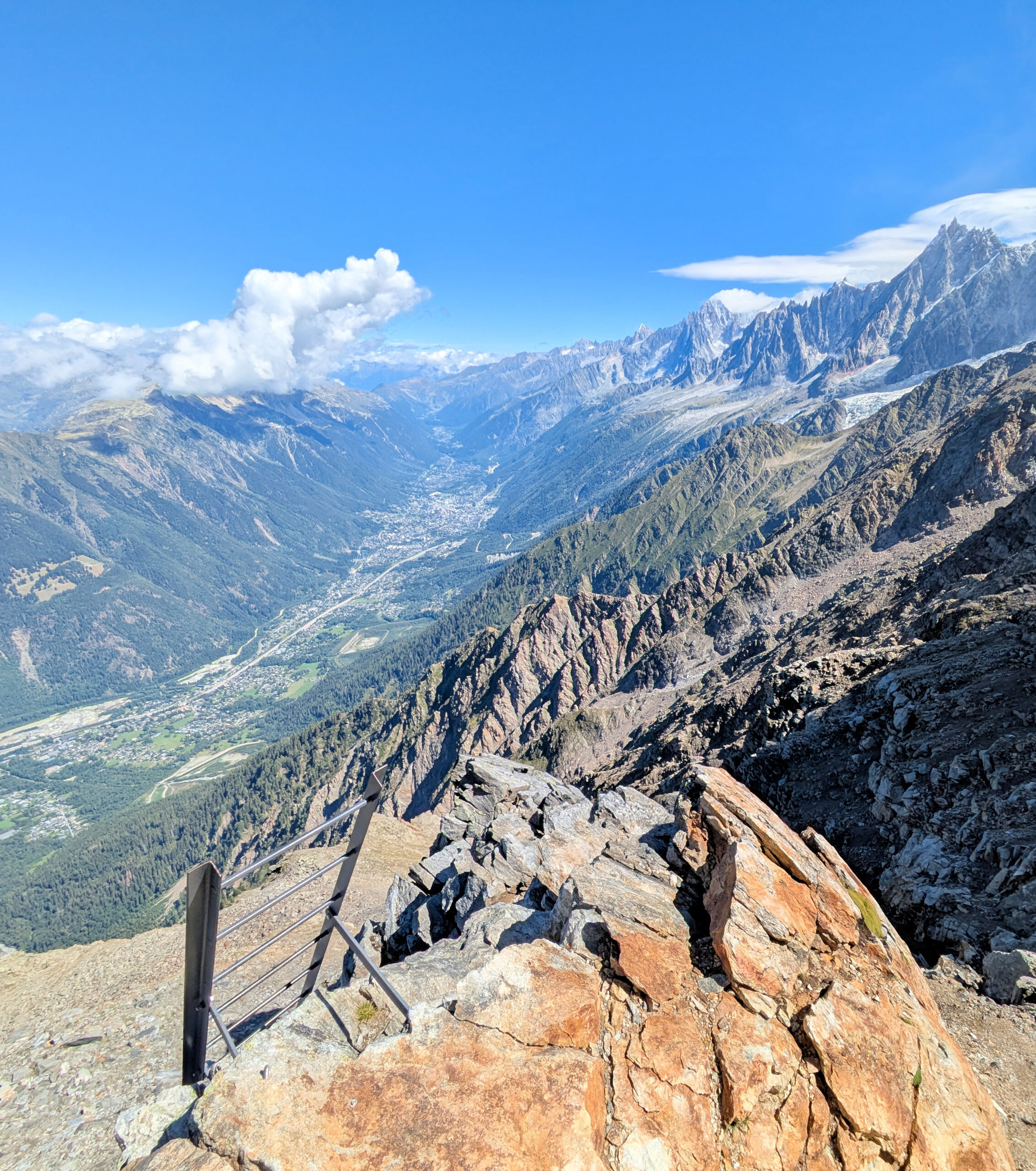 Escala vertiginosa que vaig baixar al Sentier des Rognes