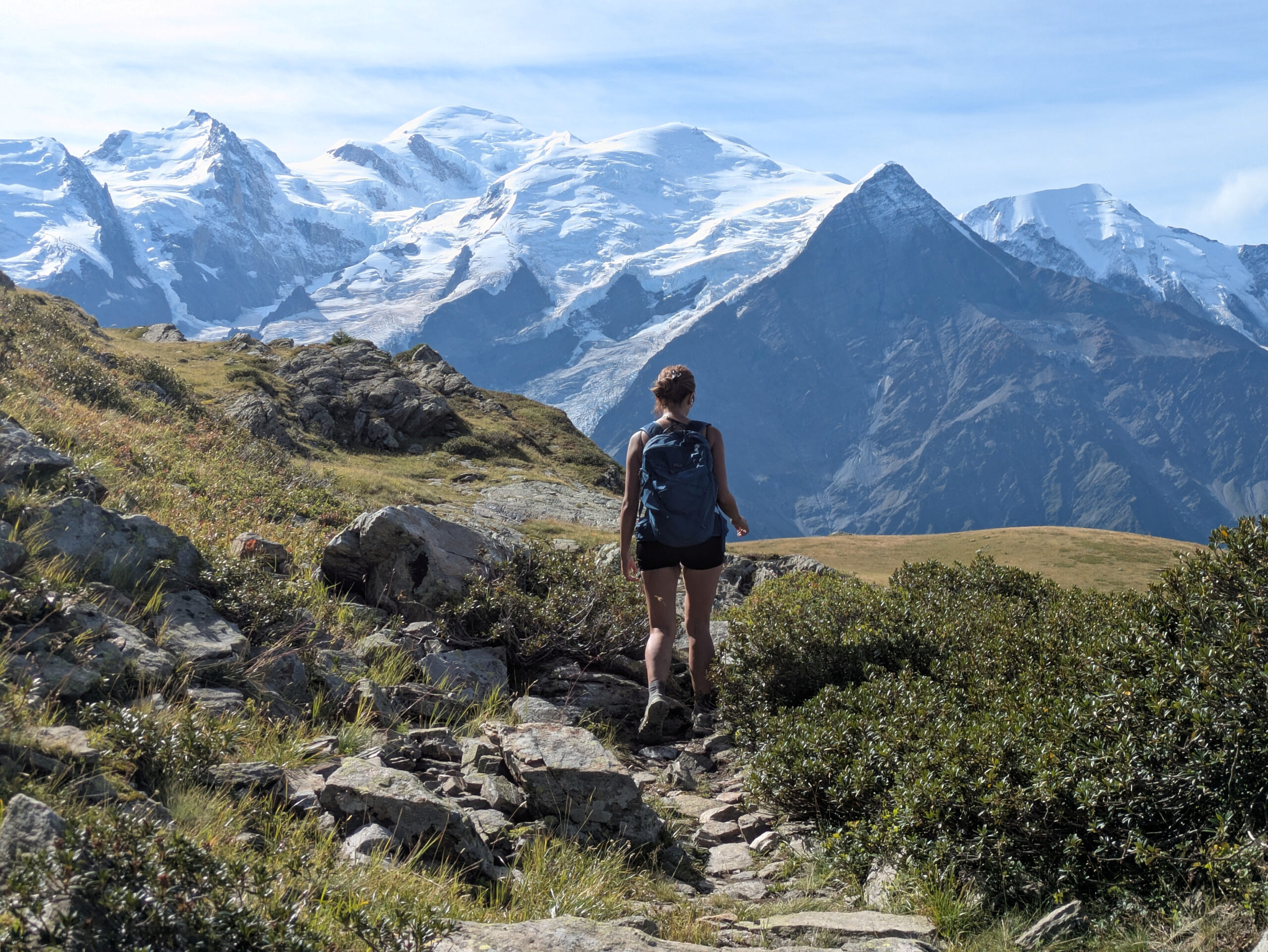 Vistes del massís del Mont Blanc des de Brévent